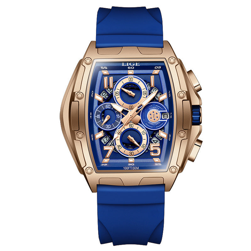 Men's Waterproof Multi-functional Sports Watch
