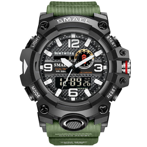 Men's Waterproof Outdoor Multi-functional Luminous Watch
