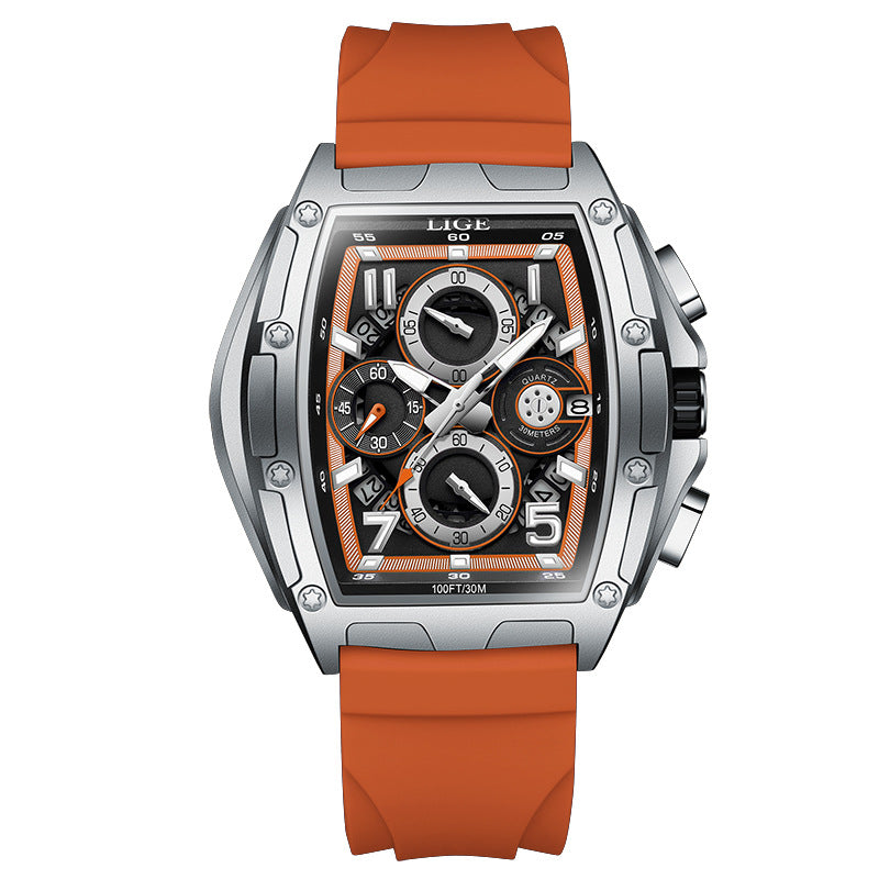 Men's Waterproof Multi-functional Sports Watch
